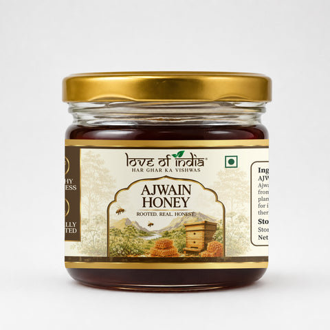 Ajwain Honey 400g | 100% Pure – Aids Digestion & Relieves Cough
