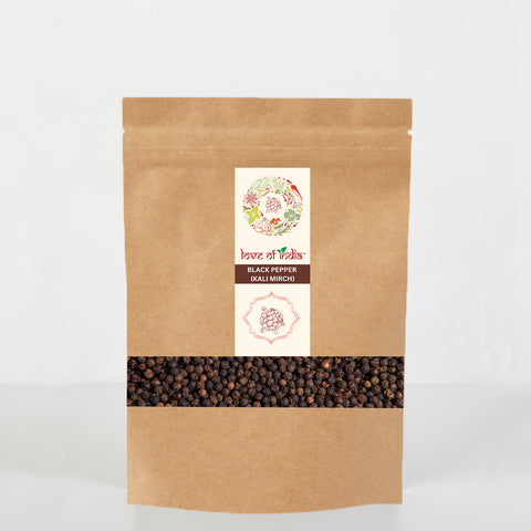 Organically Grown Clove (Laung) Golden Brown + Black Pepper Bold (Kali Mirch) - 50gm Each| Kerala (Idduki) | Premium Export Quality