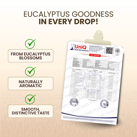 Eucalyptus Honey 400g | 100% Pure – Soothes Sore Throat & Supports Lungs