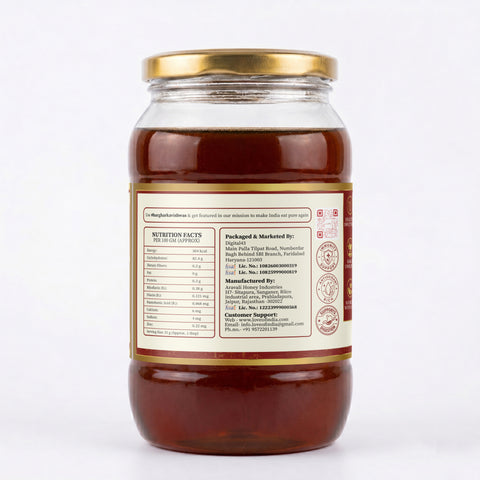 Forest Honey (Raw, Unfiltered, Unprocessed & Non-Pasteurised) 1200GM