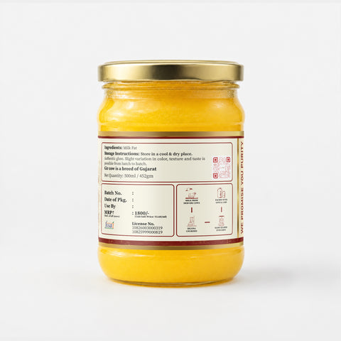 Love of India Desi Vedic Gir Cow Ghee made by Bilona method 500ml