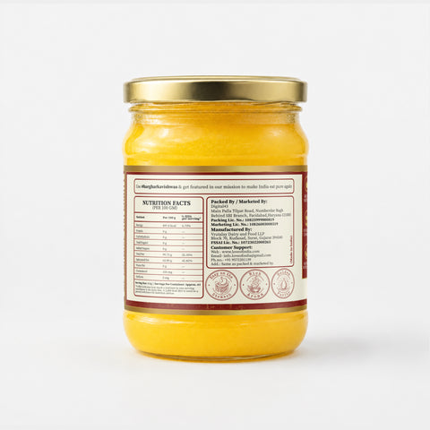 Love of India Desi Vedic Gir Cow Ghee made by Bilona method 500ml