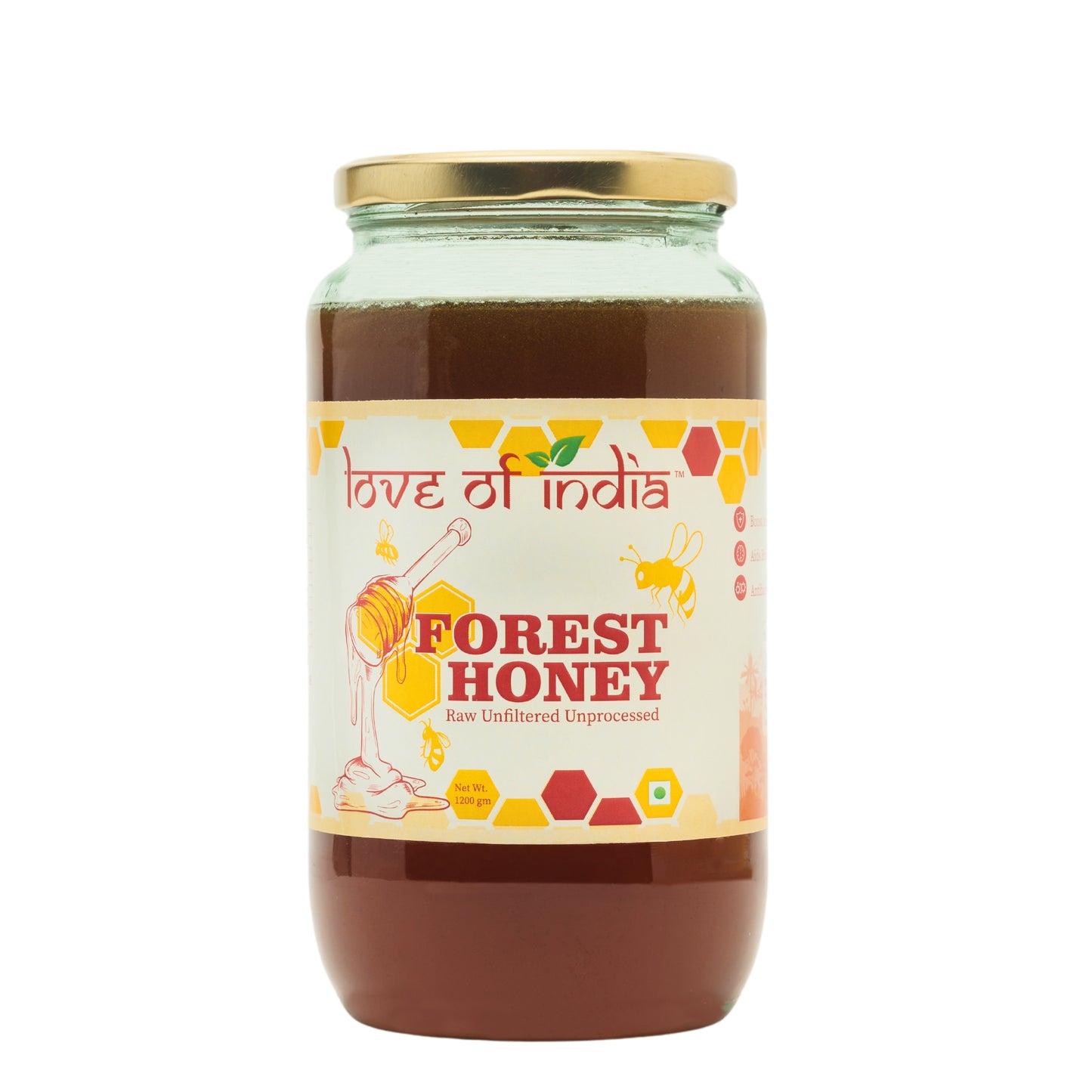 Forest Honey (Raw, Unfiltered, Unprocessed & Non-Pasteurised)