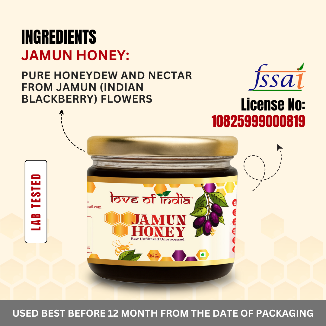 Jamun Honey 400g | 100% Pure – Supports Blood Sugar Balance