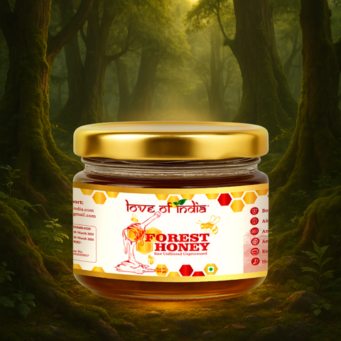 Forest Honey (Raw, Unfiltered, Unprocessed & Non-Pasteurised) 400gm
