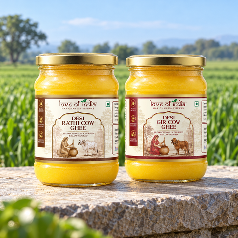 A2 Desi Vedic Cow Ghee (Gir + Rathi) Combo Offer