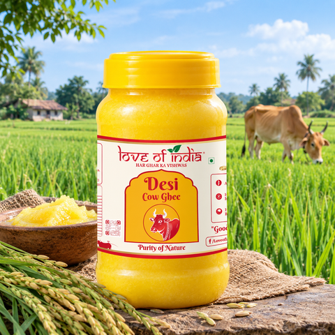 Desi Cow Ghee Traditionally Crafted for Everyday Nourishment | 1000ml