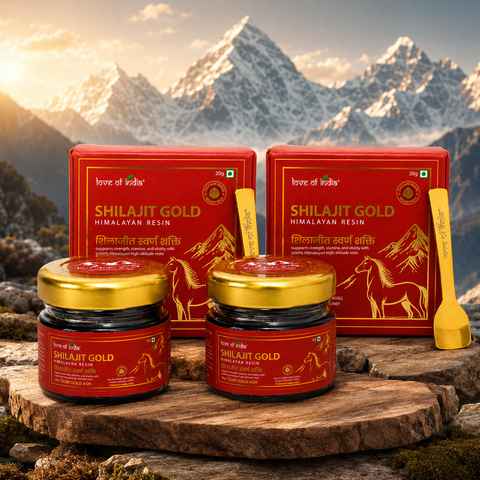 Himalayan Shilajit Gold | Ayurvedic Herbal Blend | Fulvic Acid Rich Resin | Quality Tested