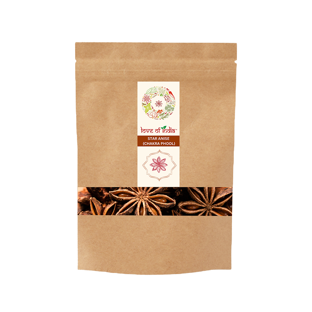 Organically Grown Star Anise (Chakra Phool) | Premium Export Quality and Natural Flavor