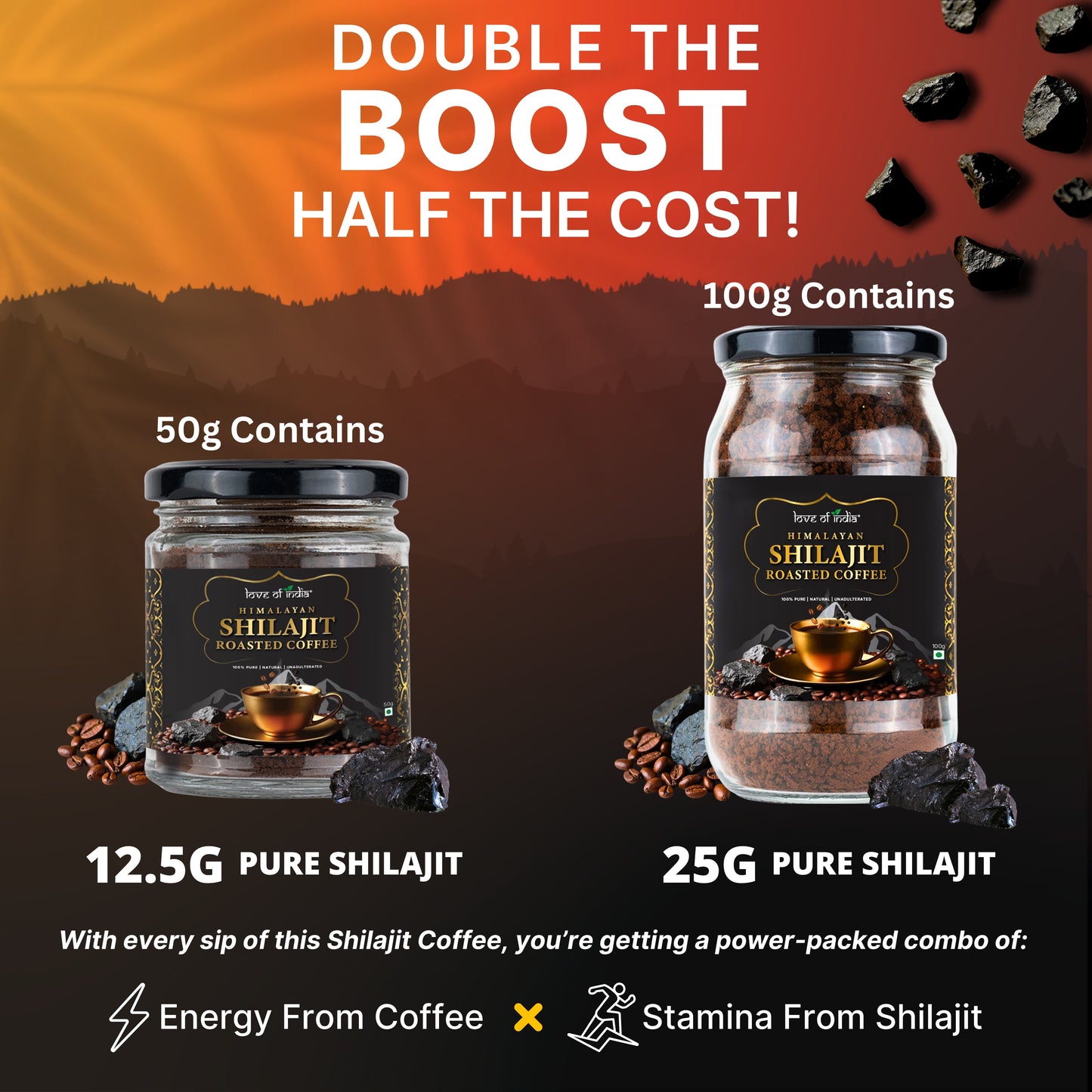 Himalayan Shilajit Roasted Premium Coffee by Love of India