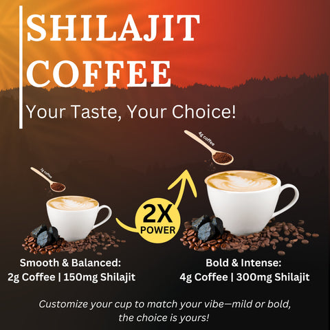 Himalayan Shilajit Roasted Premium Coffee | Rich Aroma & Energy Booster