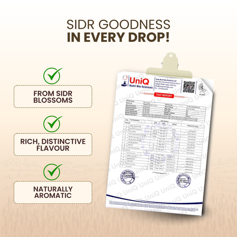 SIDR Honey (Raw, Unprocessed, Unfiltered, Pure & Premium Honey) Jujube Berry