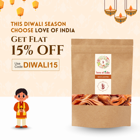 Organically Grown Mace (Javitri) Full Flower | Kerala (Idduki) -10gm | Premium Export Quality and Natural Flavor