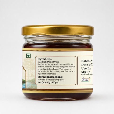 Sundarban Honey 400g | 100% Pure – Wild Forest Nectar for Immunity