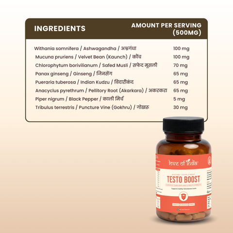 Testo Boost - 60 Veg Capsules