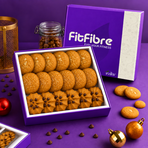 Cookie Gift Box – Oats, Coconut & Choco Chip Cookies