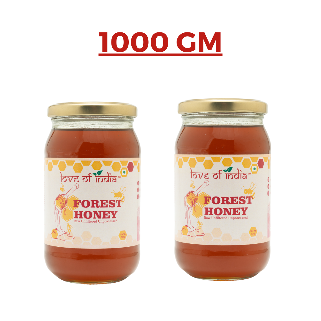 Raw Forest Honey (Raw, Unfiltered, Unprocessed & Non-Pasteurised)