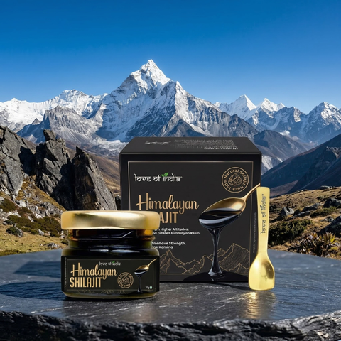 Love of India Pure Himalayan Shilajit Resin | Rich in Fulvic Acid & 85+ Minerals | 20g