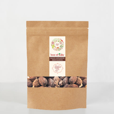 Love of India, Black Cardamom (Badi Elaichi) | Kerala (Idduki) Premium Export Quality and Healing Properties