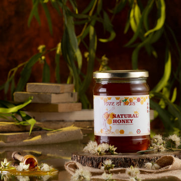 Natural Honey (Raw, Unfiltered, Unprocessed & Non-Pasteurised)