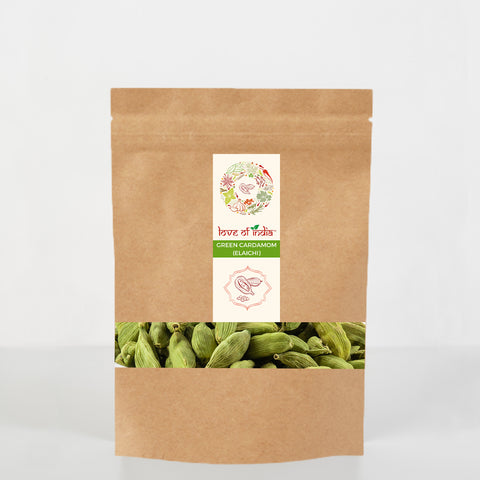 Organically Grown Green Cardamom (Elaichi) 7mm+ | Kerala (Idduki) | Premium Export Quality